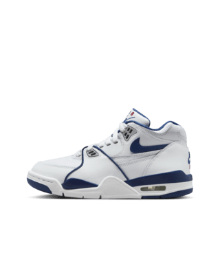 Blue and white nike sneakers best sale